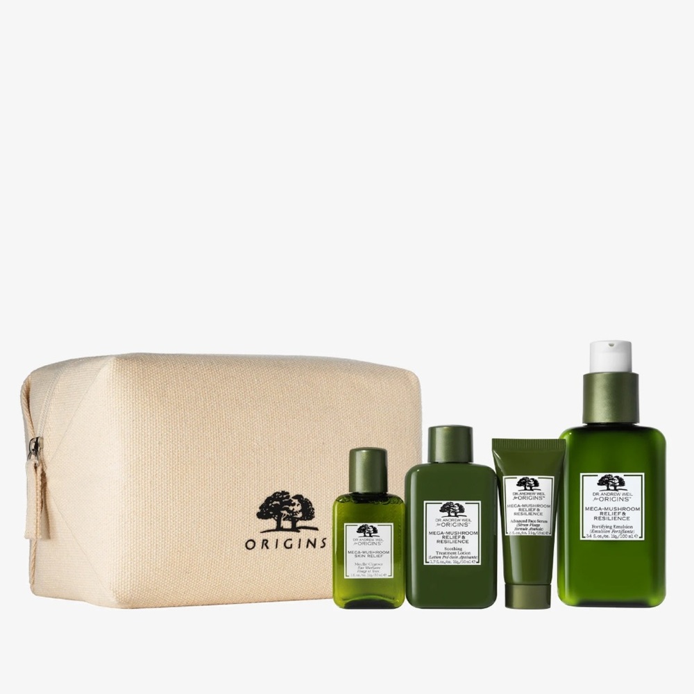 Origins Mighty Mega-Mushroom 5-Pcs Skincare Set